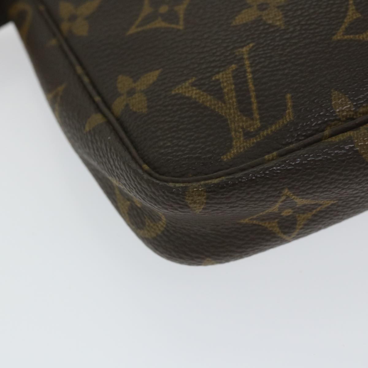 LOUIS VUITTON Monogram Pochette Accessoires Pouch M51980 LV Auth hk900