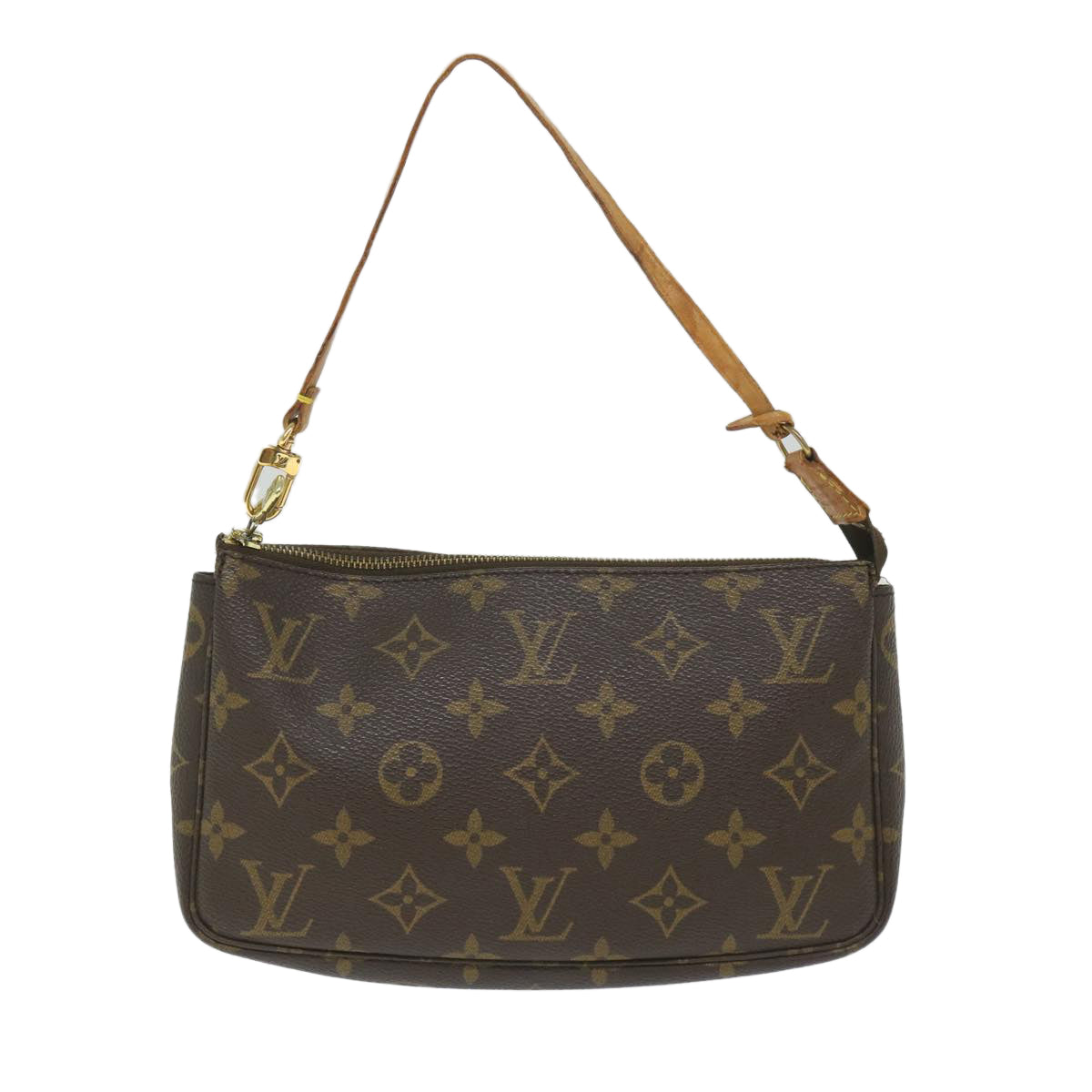 LOUIS VUITTON Monogram Pochette Accessoires Pouch M51980 LV Auth hk900