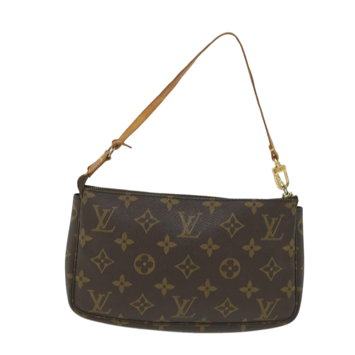 LOUIS VUITTON Monogram Pochette Accessoires Pouch M51980 LV Auth hk900