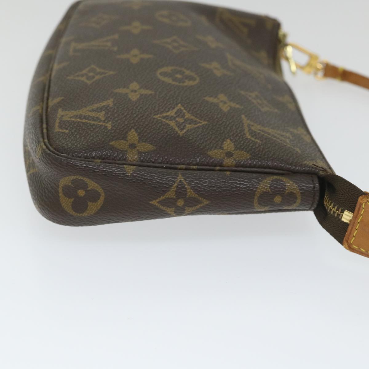 LOUIS VUITTON Monogram Pochette Accessoires Pouch M51980 LV Auth hk900