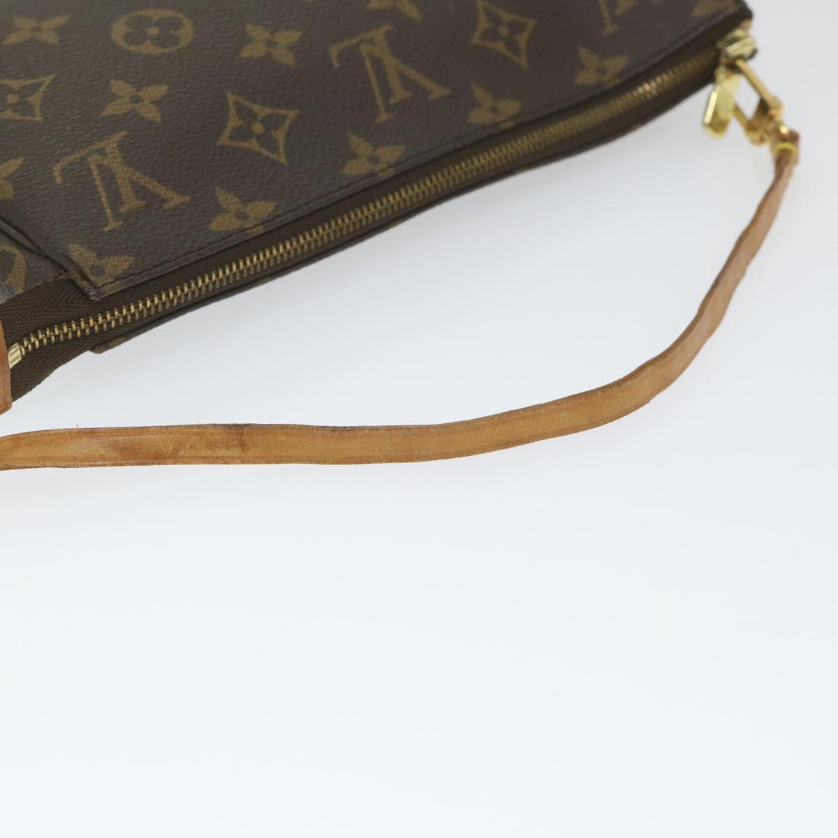 LOUIS VUITTON Monogram Pochette Accessoires Pouch M51980 LV Auth hk900