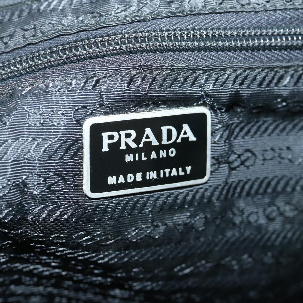 PRADA Backpack Nylon Black Auth hk923