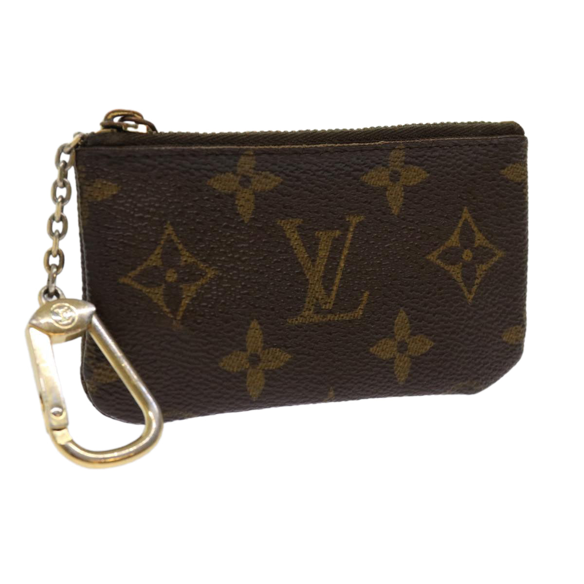 LOUIS VUITTON Monogram Pochette Cles Coin Purse M62650 LV Auth hk997