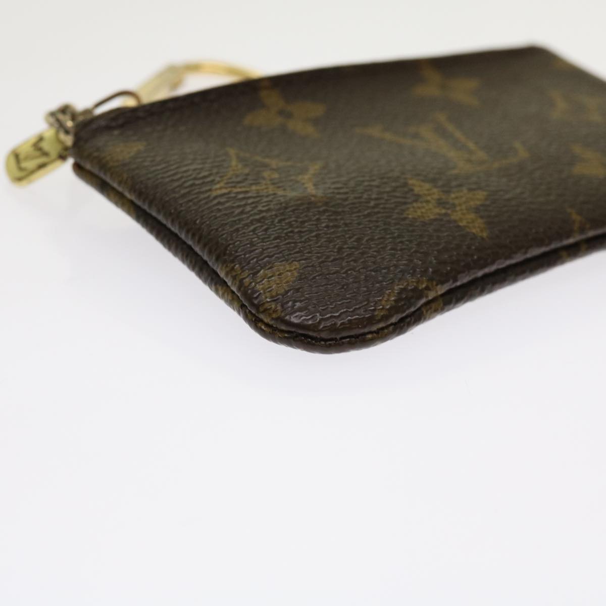 LOUIS VUITTON Monogram Pochette Cles Coin Purse M62650 LV Auth hk997