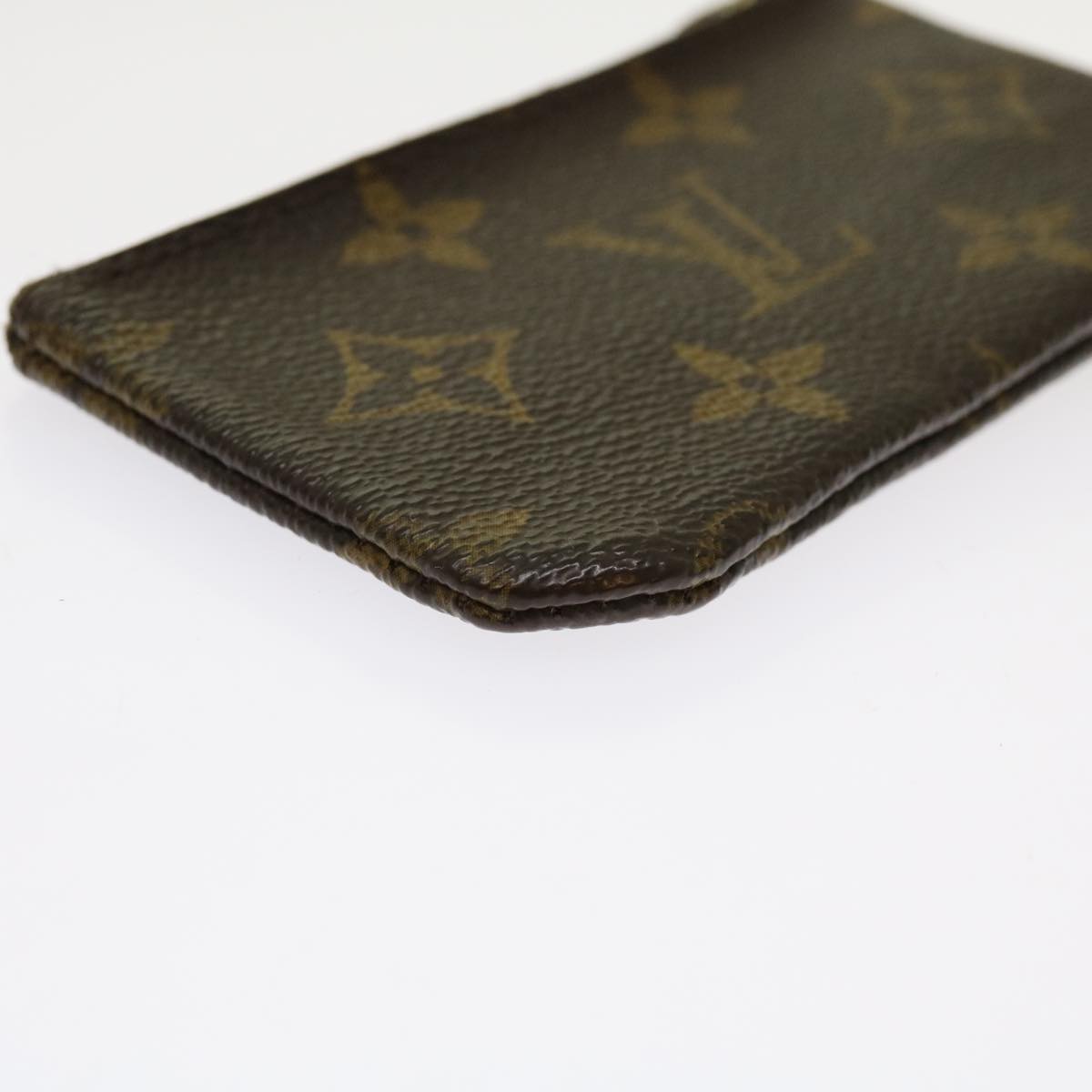 LOUIS VUITTON Monogram Pochette Cles Coin Purse M62650 LV Auth hk997