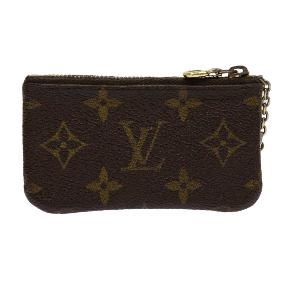 LOUIS VUITTON Monogram Pochette Cles Coin Purse M62650 LV Auth hk997