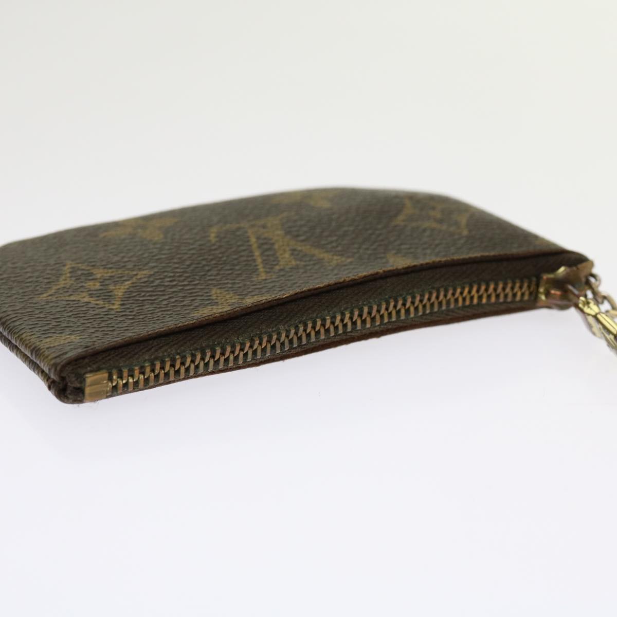 LOUIS VUITTON Monogram Pochette Cles Coin Purse M62650 LV Auth hk997