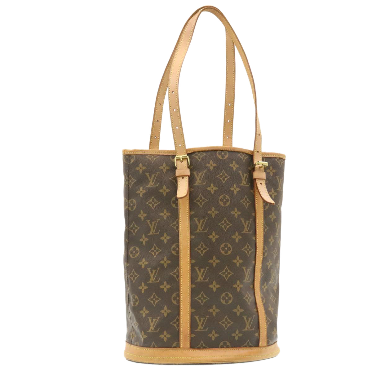 LOUIS VUITTON Monogram Bucket GM Shoulder Bag M42236 LV Auth hs011