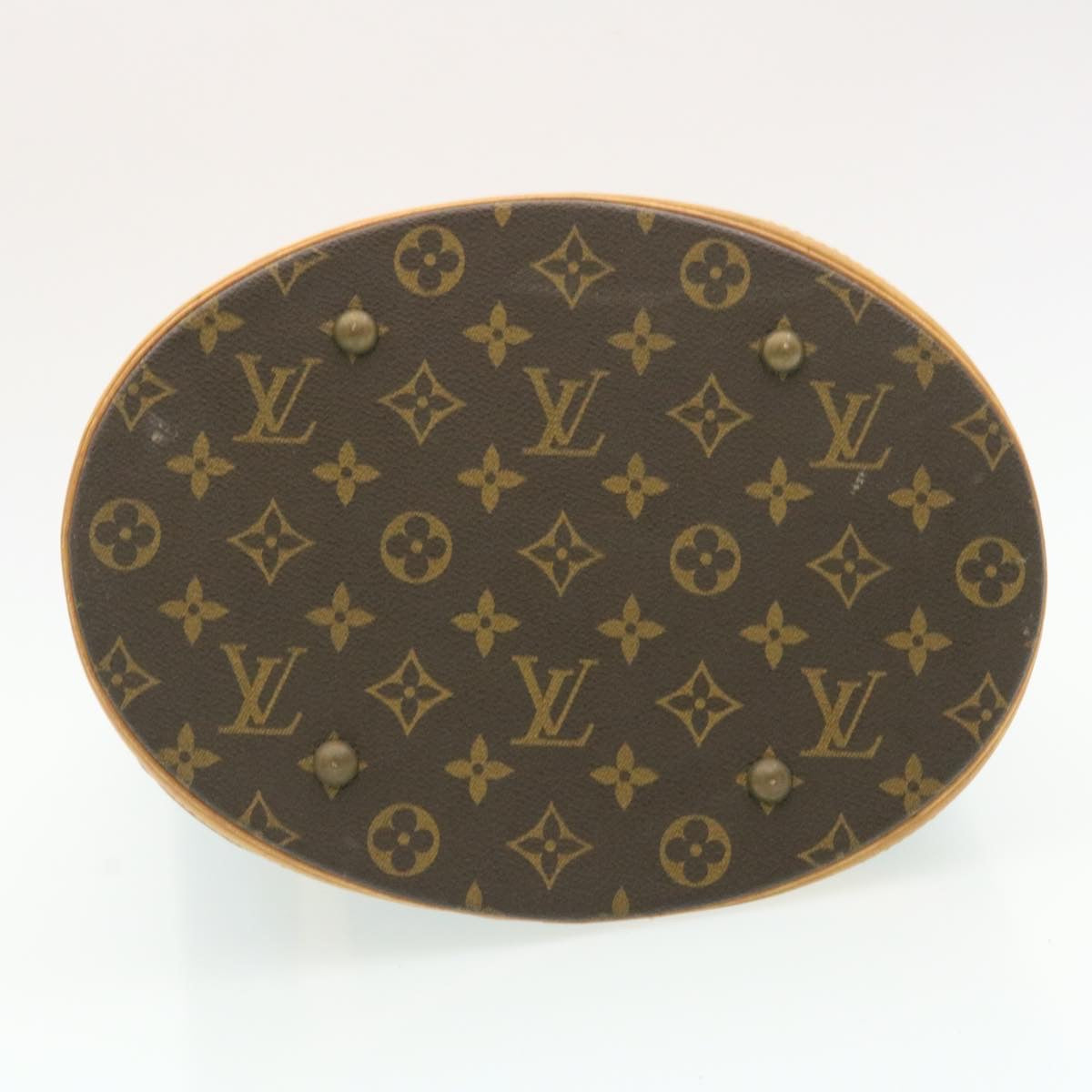 LOUIS VUITTON Monogram Bucket GM Shoulder Bag M42236 LV Auth hs011