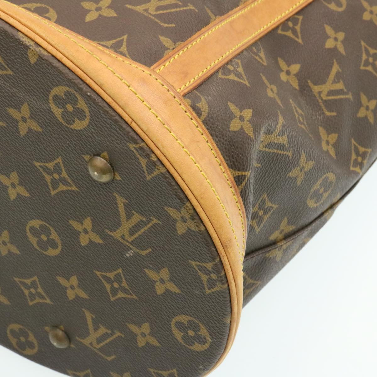 LOUIS VUITTON Monogram Bucket GM Shoulder Bag M42236 LV Auth hs011