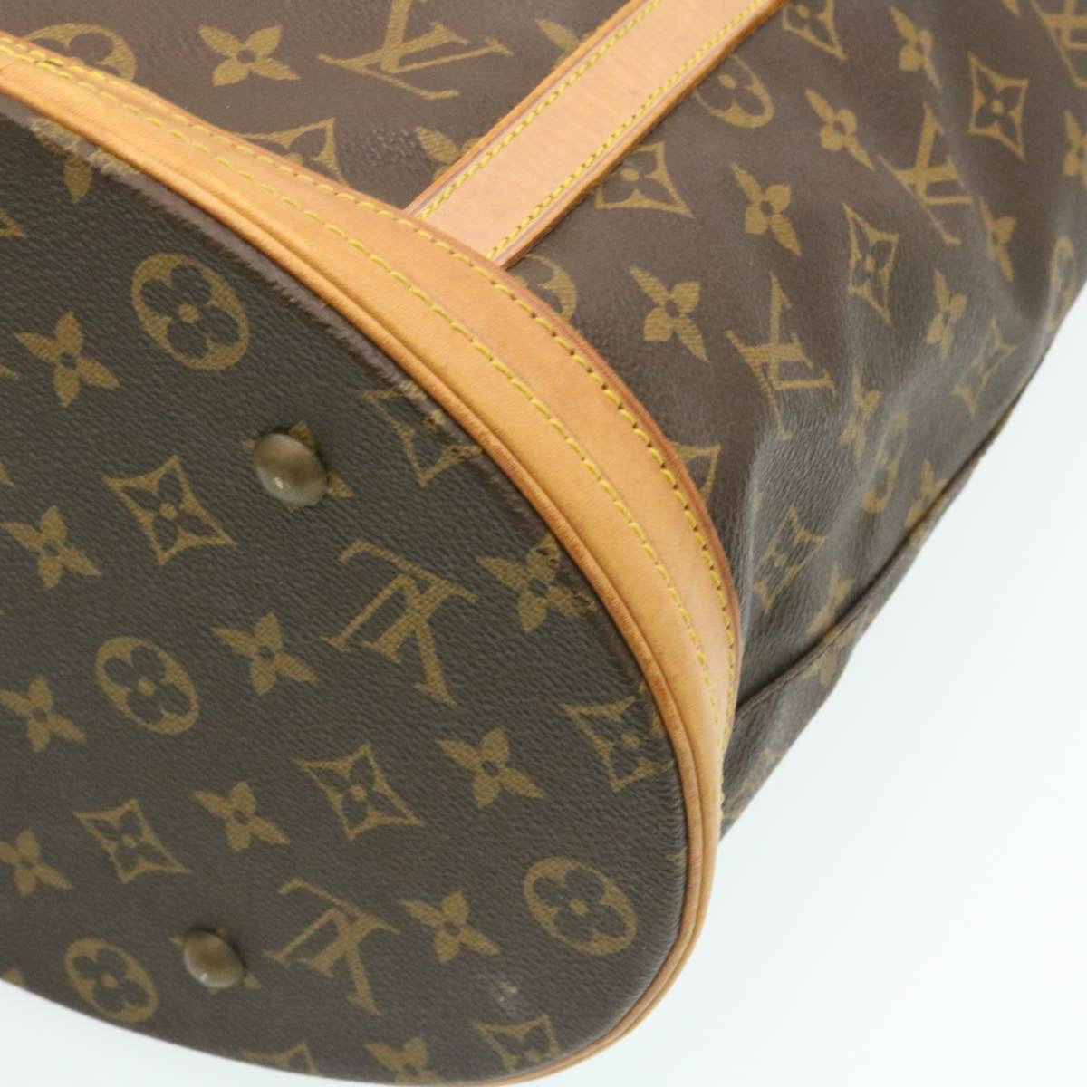 LOUIS VUITTON Monogram Bucket GM Shoulder Bag M42236 LV Auth hs011