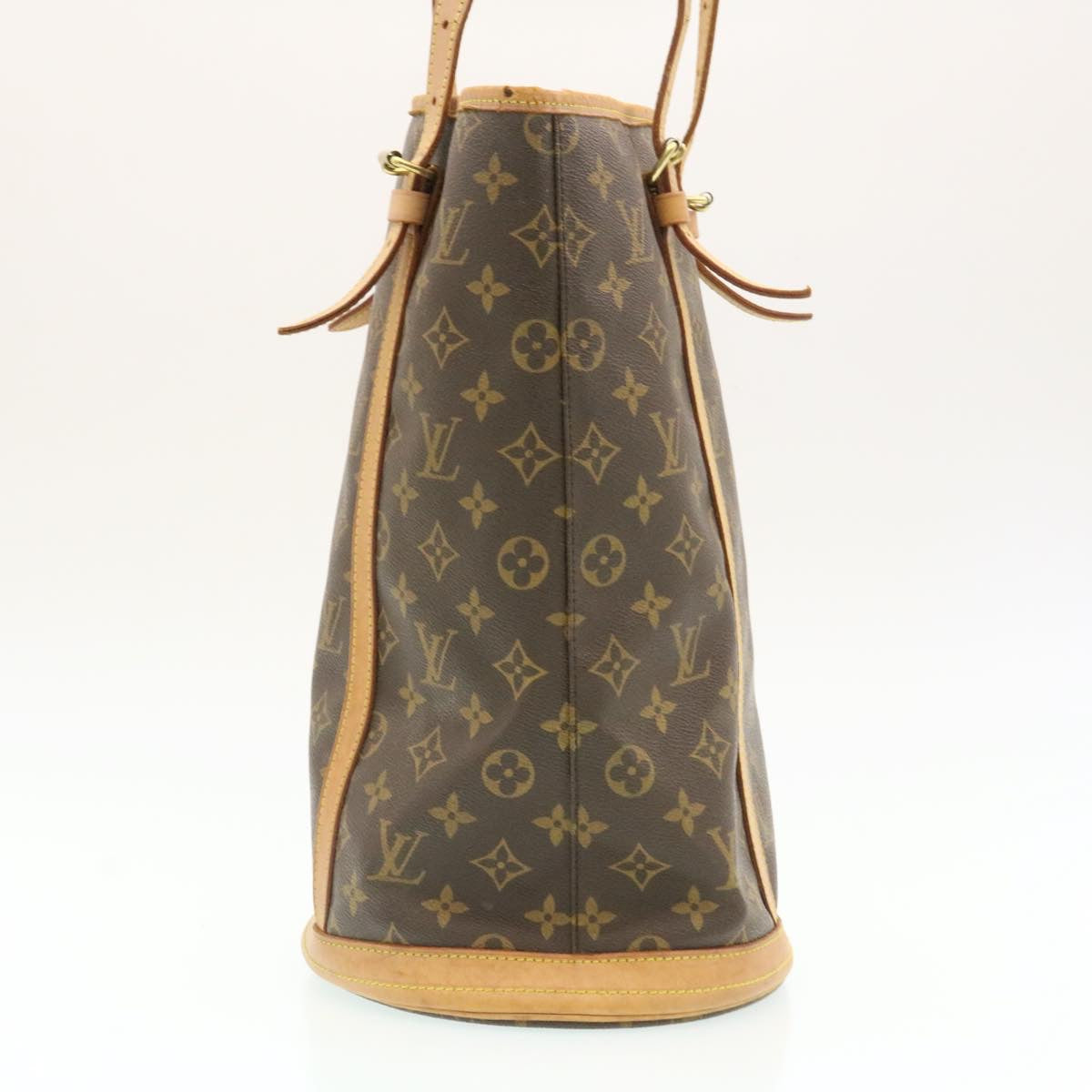 LOUIS VUITTON Monogram Bucket GM Shoulder Bag M42236 LV Auth hs011