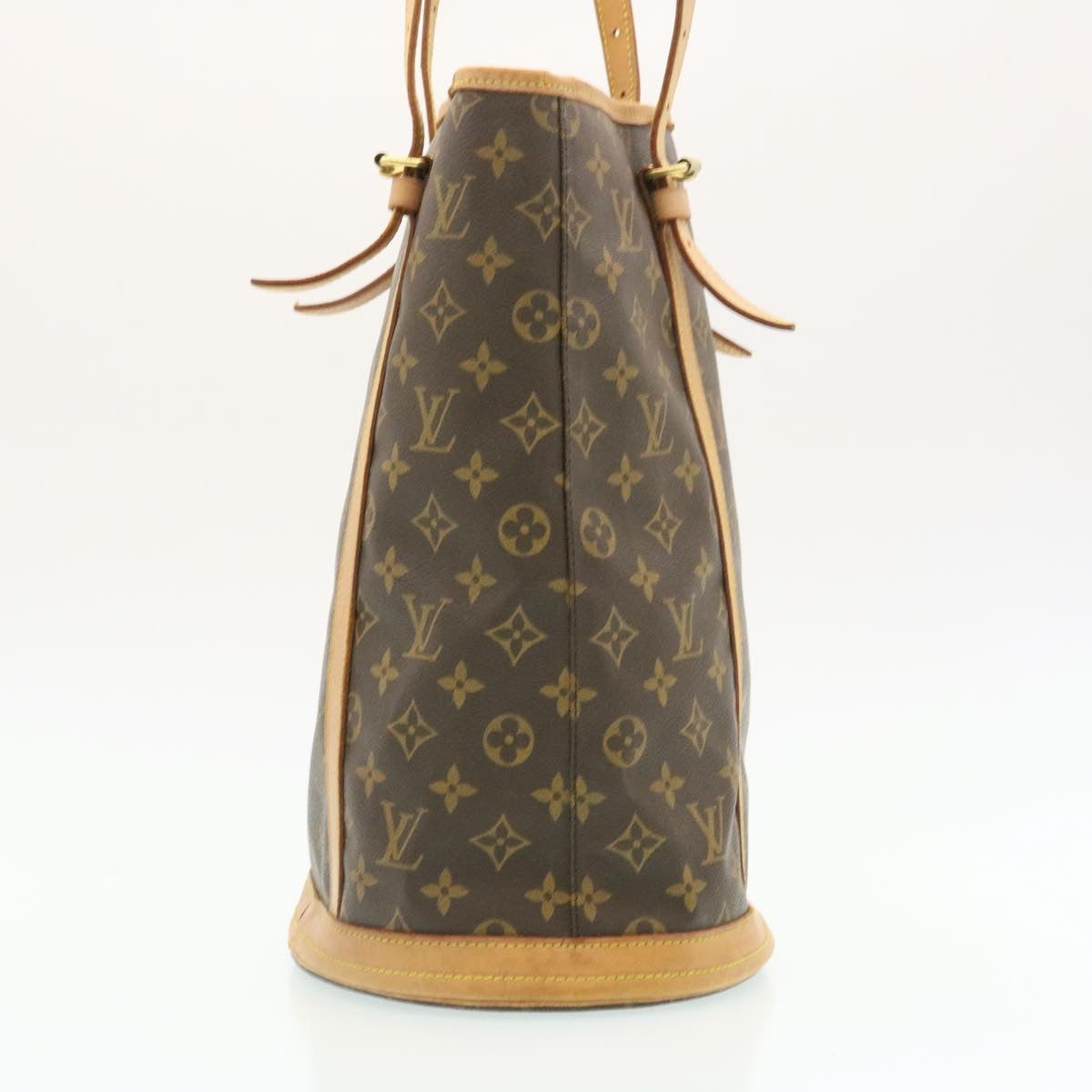 LOUIS VUITTON Monogram Bucket GM Shoulder Bag M42236 LV Auth hs011