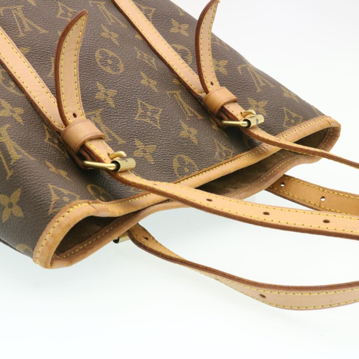 LOUIS VUITTON Monogram Bucket GM Shoulder Bag M42236 LV Auth hs011