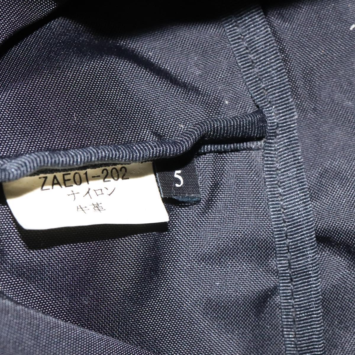 BURBERRY Nova Check Blue Label Hand Bag Nylon Red Silver Auth hs1715