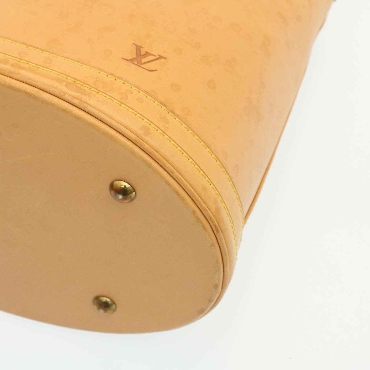 LOUIS VUITTON Nomad Bucket PM Shoulder Bag Beige M85001 LV Auth hs790
