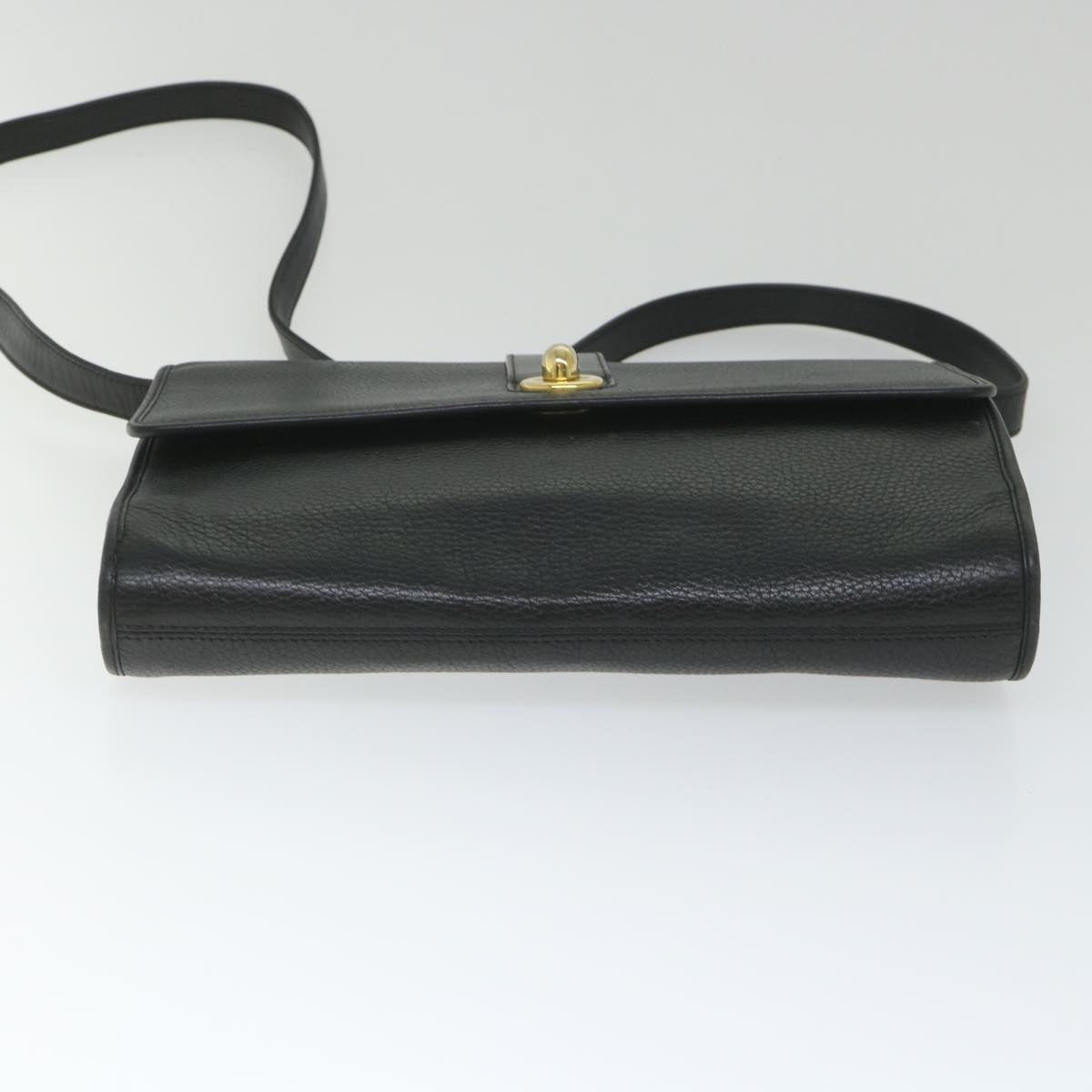 GUCCI Shoulder Bag Leather Black 004 23 0467 Auth im450