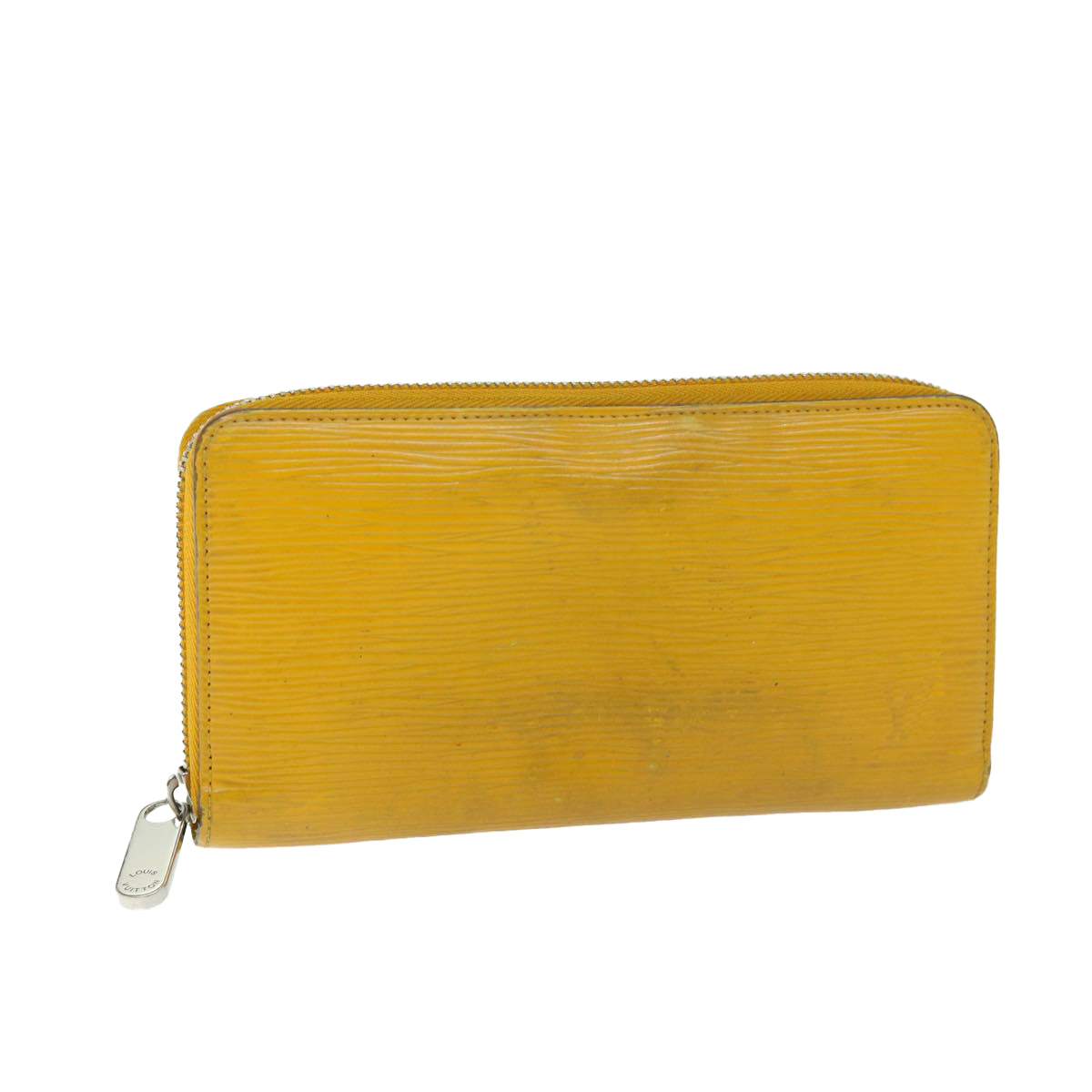 LOUIS VUITTON Epi Zippy Wallet Long Wallet Yellow M60309 LV Auth im454