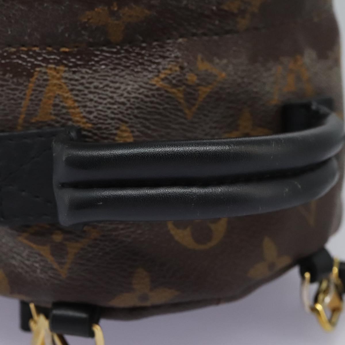 LOUIS VUITTON Monogram Palm Springs MINI Backpack M41562 LV Auth IN006