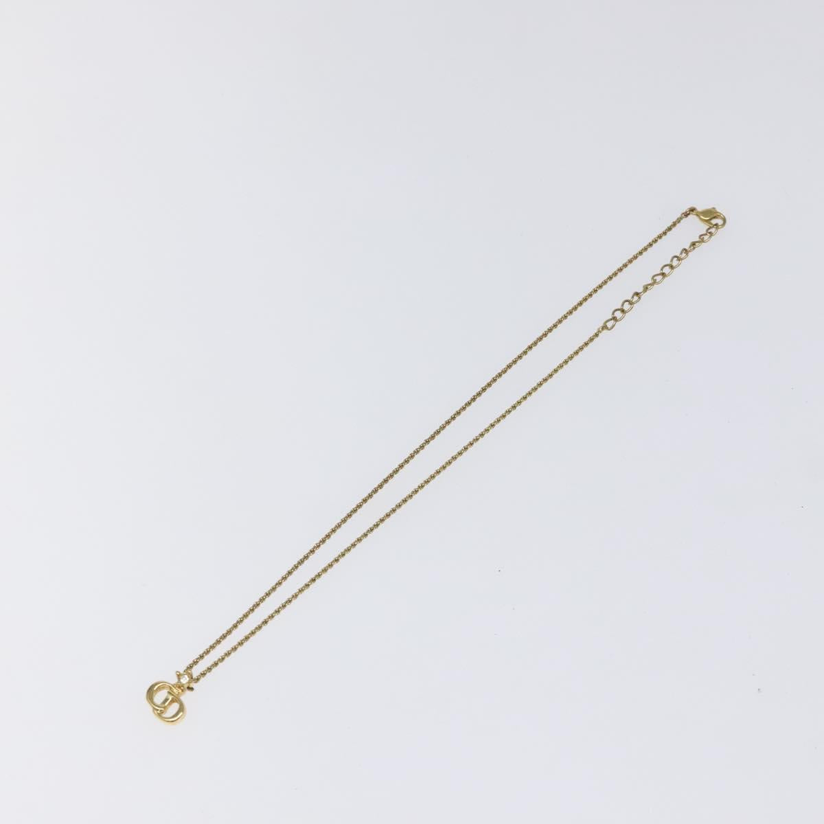 Christian Dior Necklace metal Gold Auth IN017
