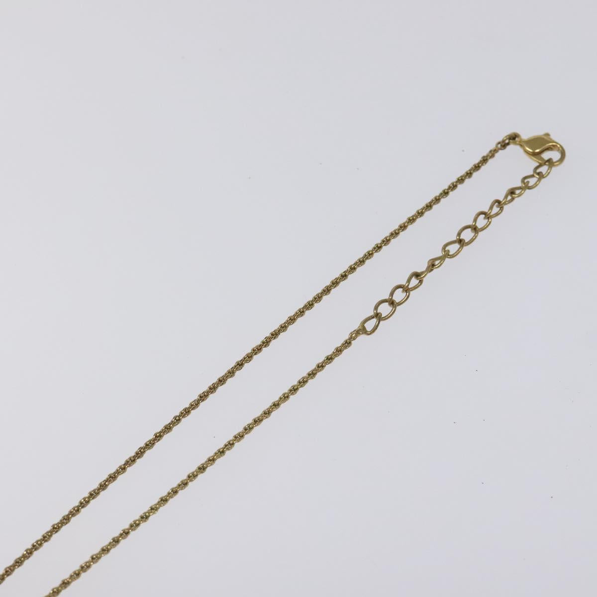 Christian Dior Necklace metal Gold Auth IN017