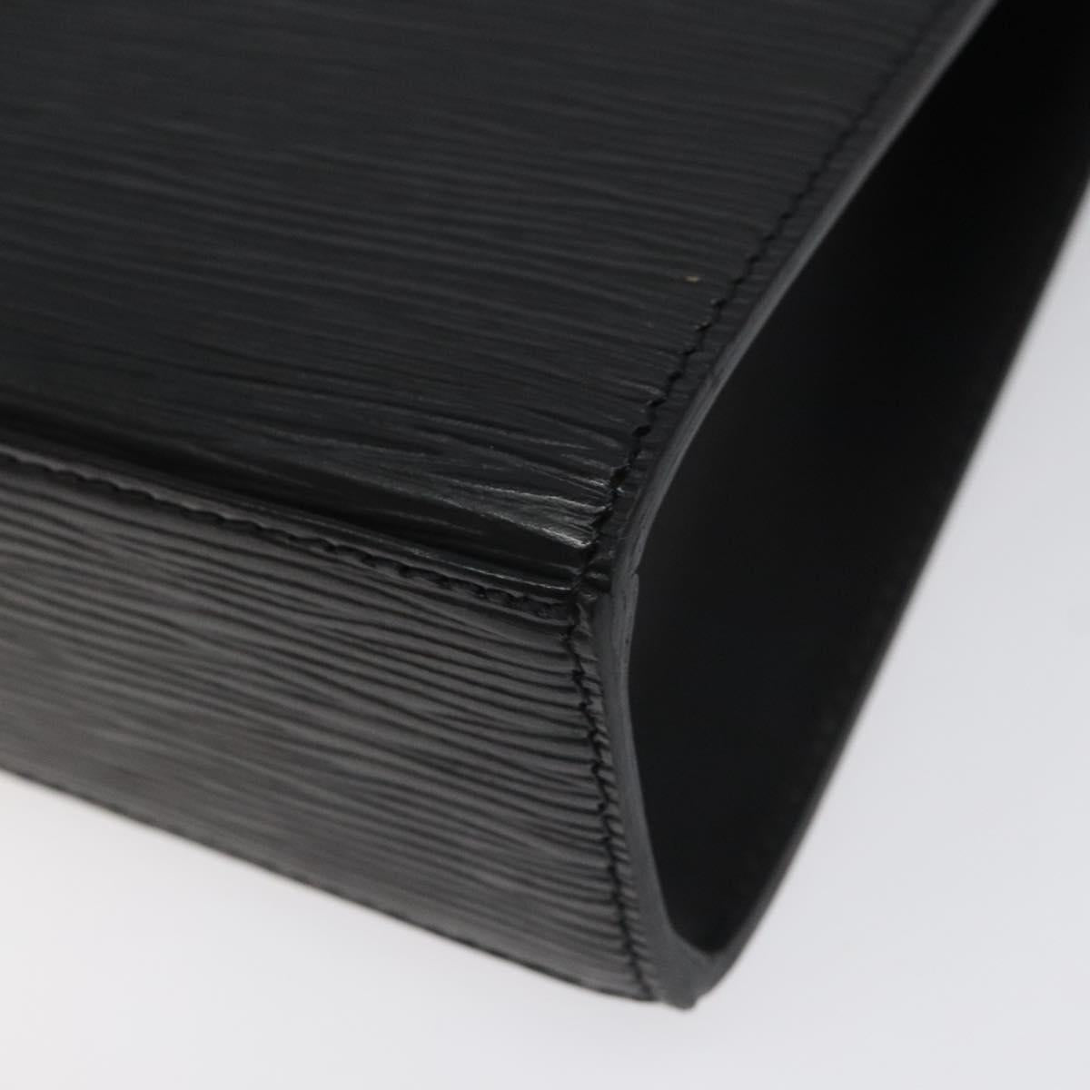 LOUIS VUITTON Epi Malesherbes Hand Bag Black M52372 LV Auth IN021