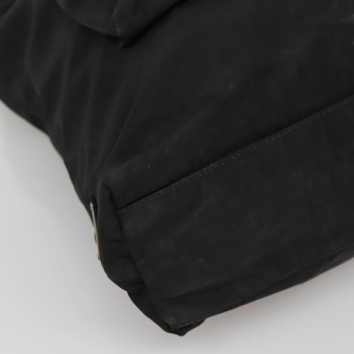 PRADA Tote Bag Nylon Black Auth IN035