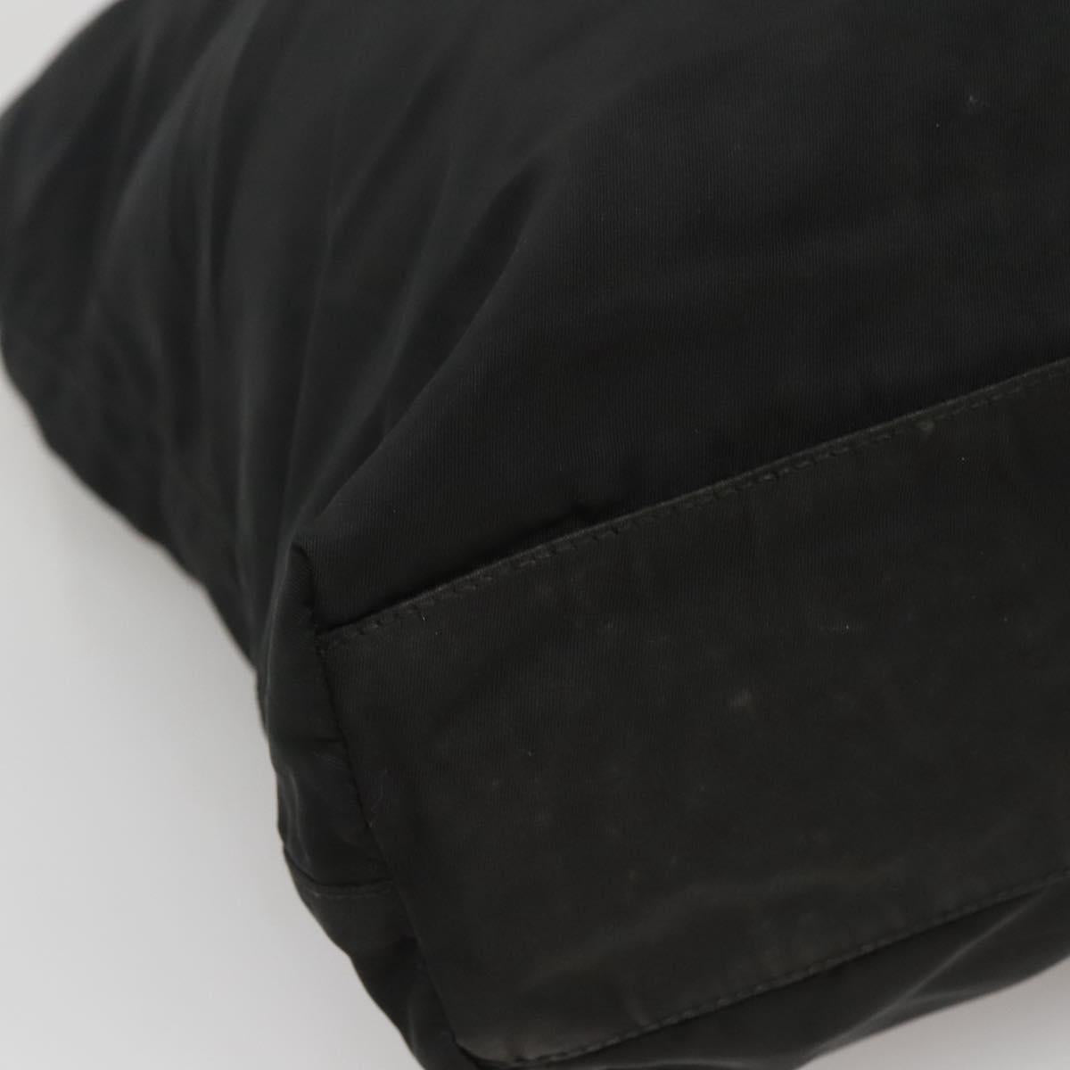 PRADA Tote Bag Nylon Black Auth IN035