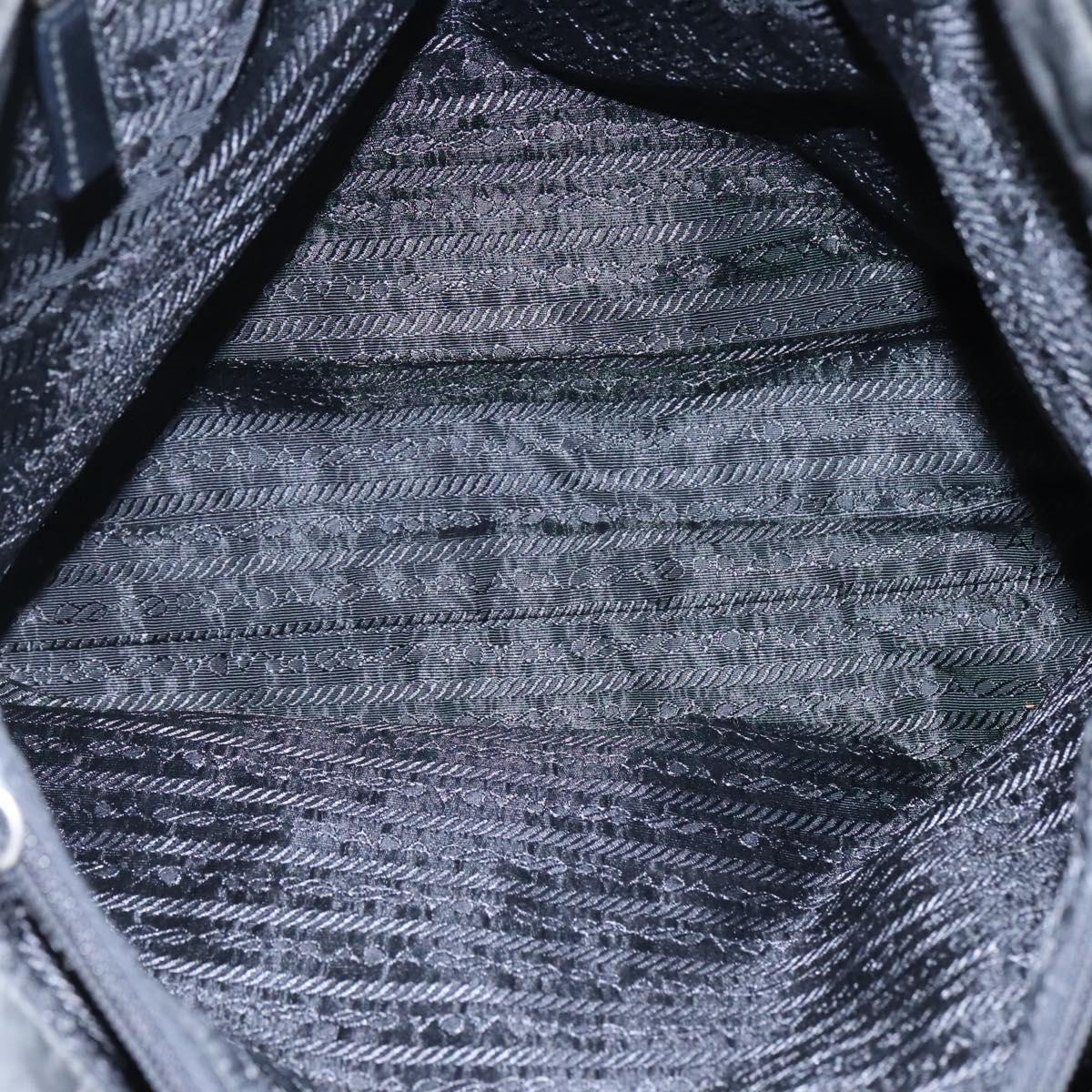 PRADA Tote Bag Nylon Black Auth IN035