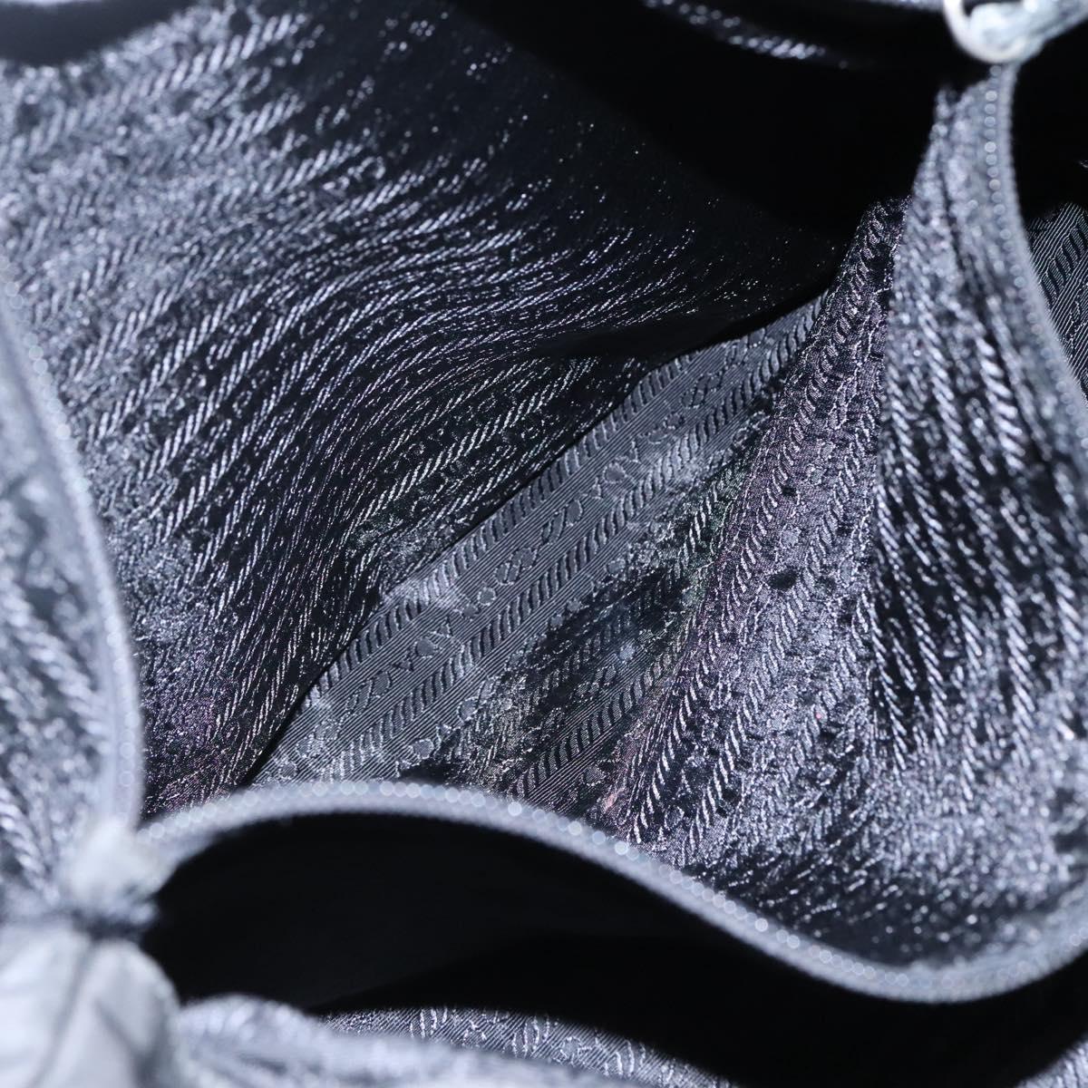 PRADA Tote Bag Nylon Black Auth IN035