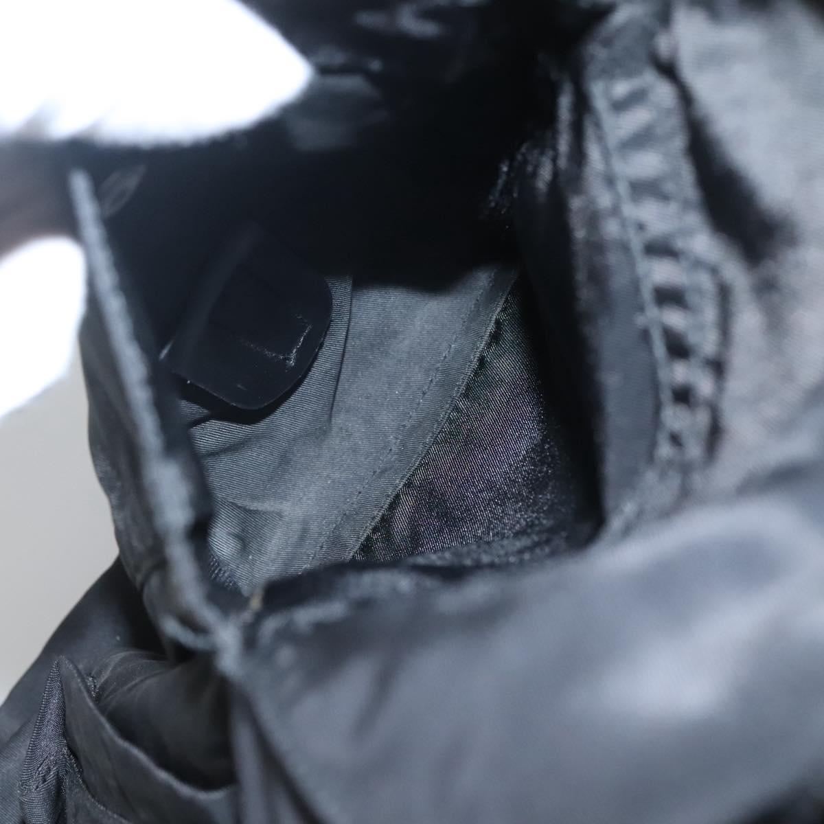 PRADA Tote Bag Nylon Black Auth IN035