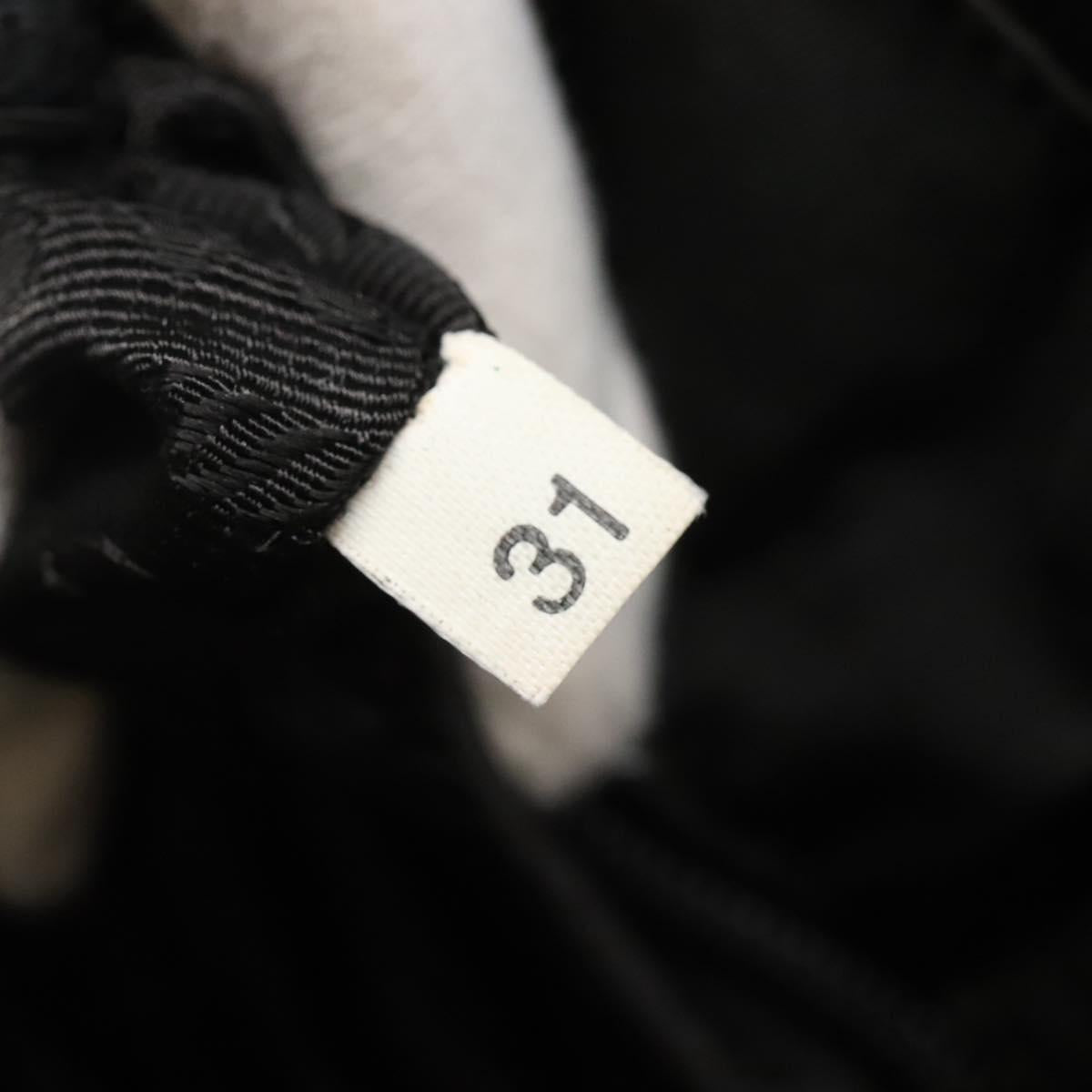 PRADA Tote Bag Nylon Black Auth IN035