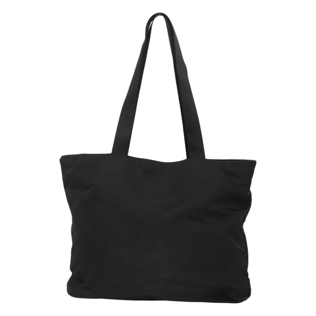 PRADA Tote Bag Nylon Black Auth IN035