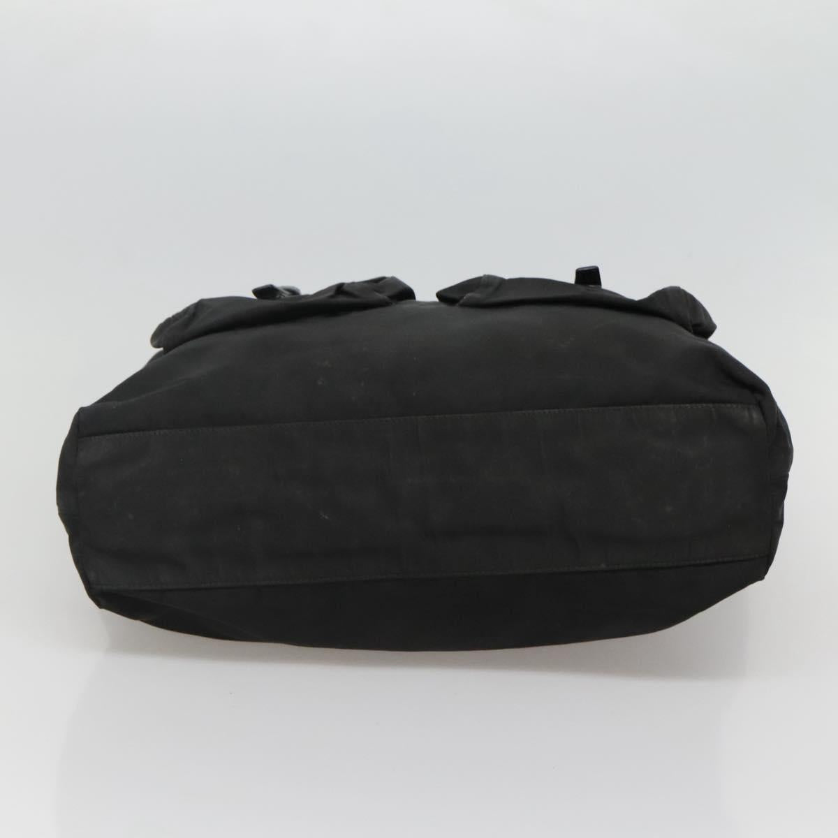 PRADA Tote Bag Nylon Black Auth IN035