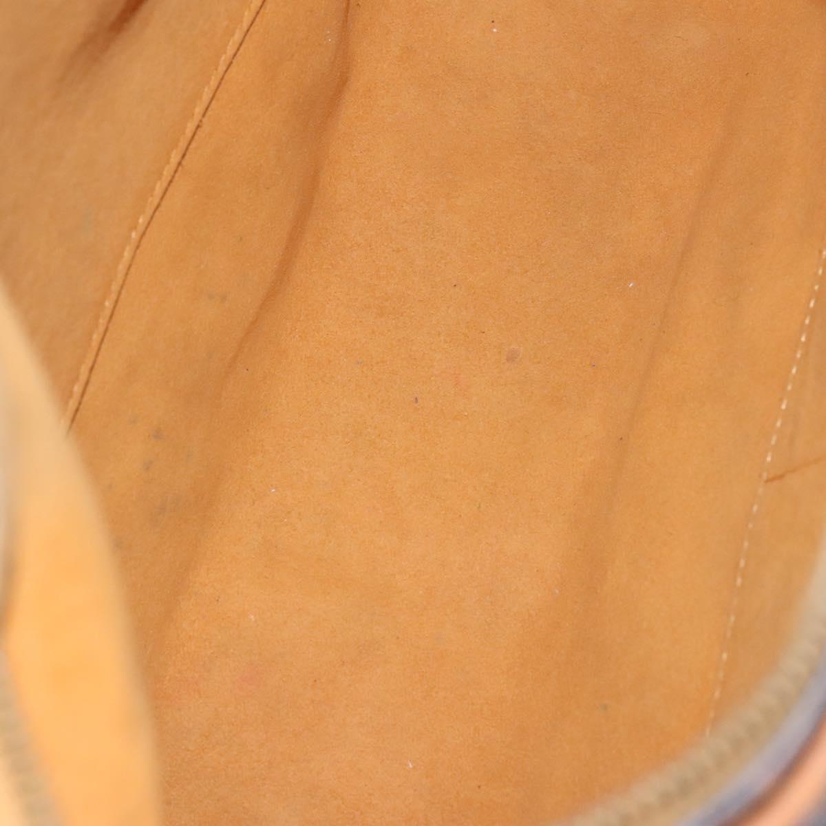 LOUIS VUITTON Monogram Pallas Hand Bag 2way Yellow Saffron M40929 Auth IN042