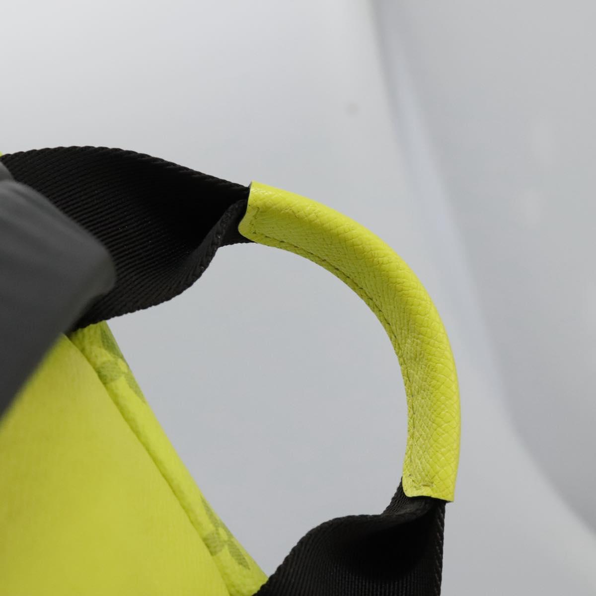 LOUIS VUITTON Taigalama Discovery Backpack Jaune M30228 LV Auth IN055V