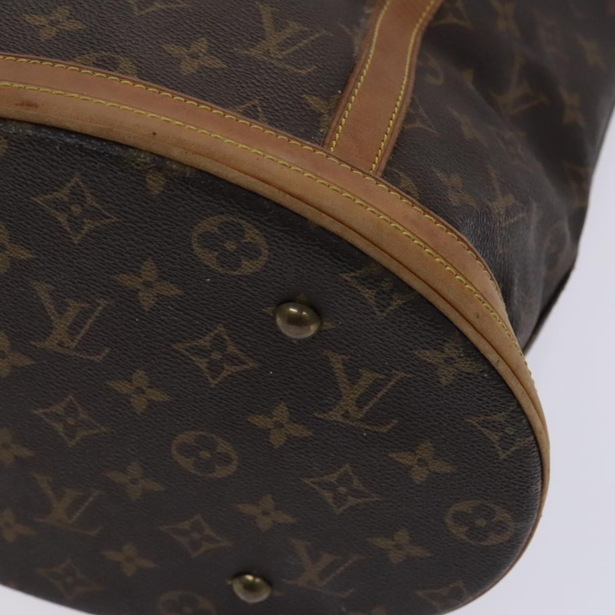 LOUIS VUITTON Monogram Bucket GM Shoulder Bag M42236 LV Auth IN060