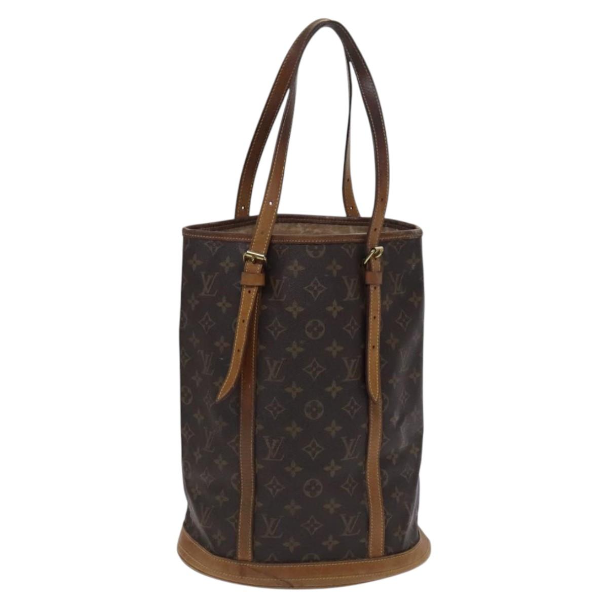 LOUIS VUITTON Monogram Bucket GM Shoulder Bag M42236 LV Auth IN060