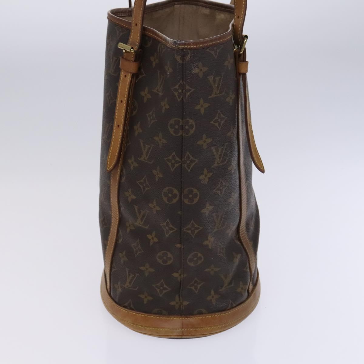 LOUIS VUITTON Monogram Bucket GM Shoulder Bag M42236 LV Auth IN060