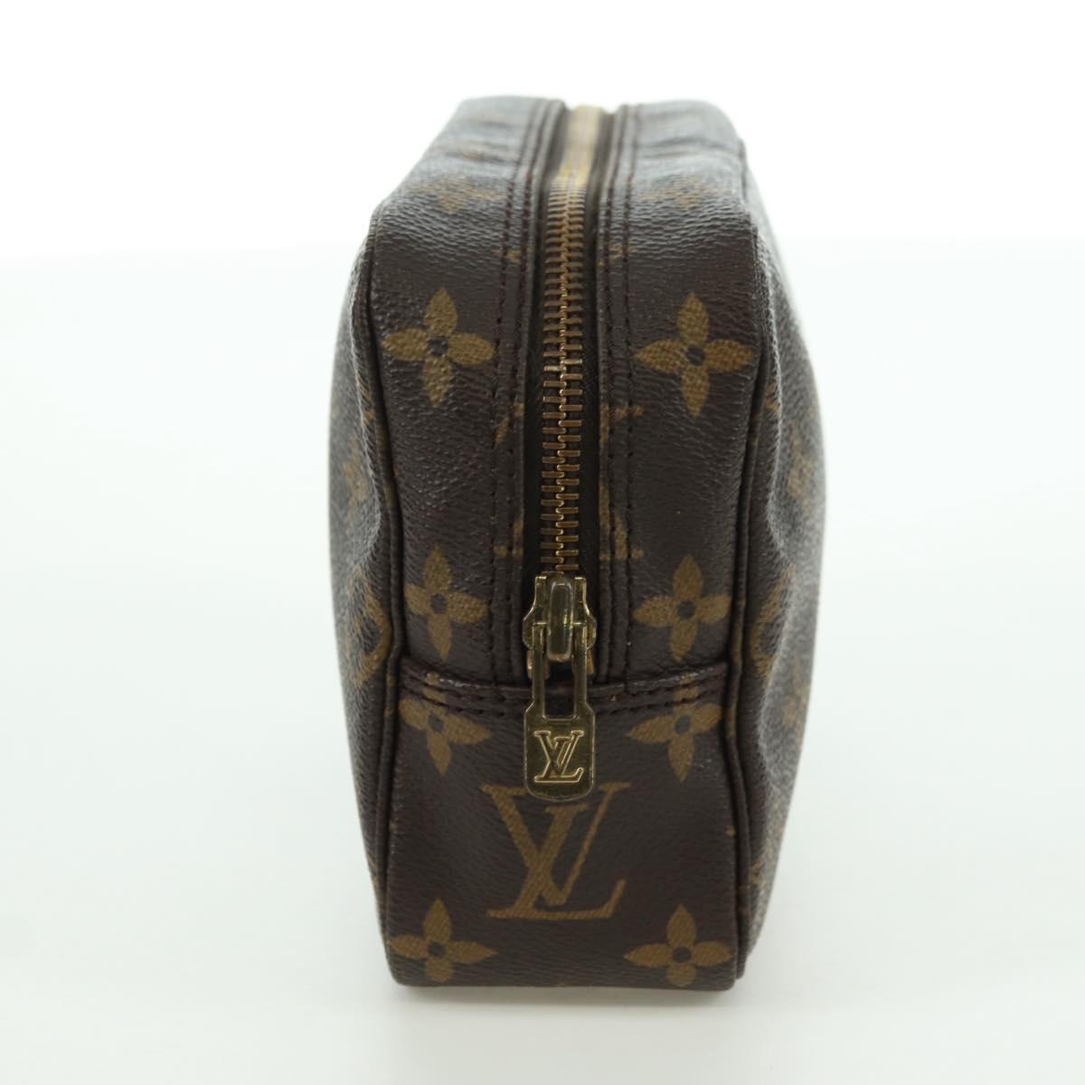 LOUIS VUITTON Monogram Trousse Toilette 18 Pouch M47526 LV Auth INZ022A