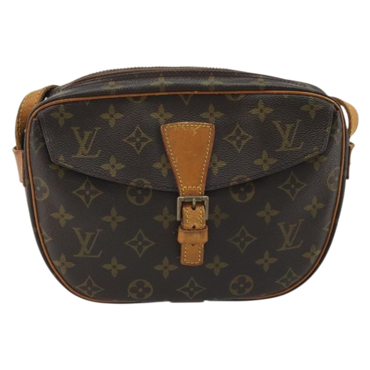 LOUIS VUITTON Monogram Jeune Fille MM Shoulder Bag M51226 LV Auth INZ031