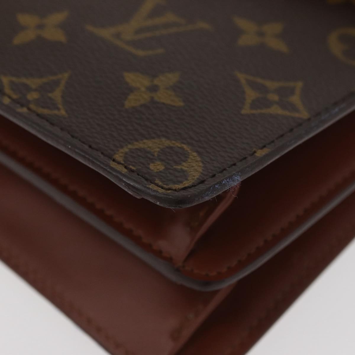 LOUIS VUITTON Monogram Concorde Hand Bag M51190 LV Auth INZ066