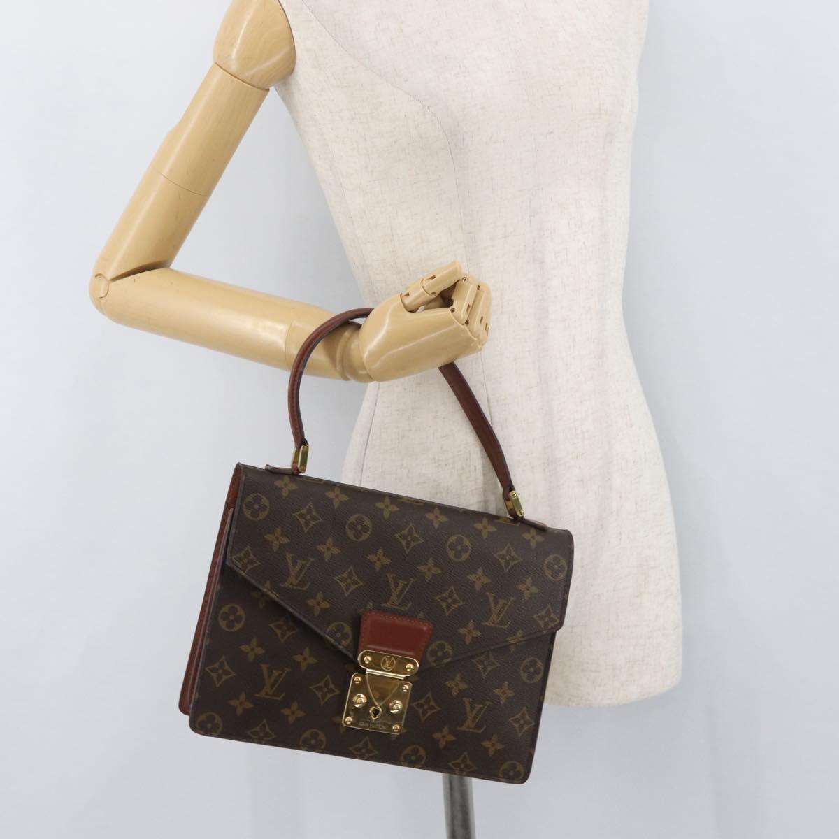 LOUIS VUITTON Monogram Concorde Hand Bag M51190 LV Auth INZ066