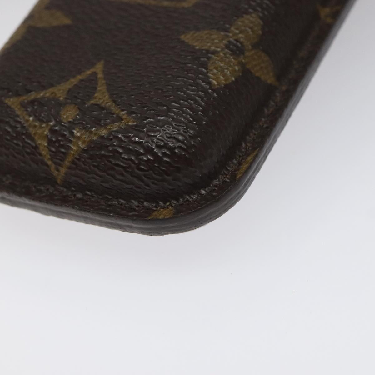 LOUIS VUITTON Monogram Etui Telephonne Japon Cell Phone Case M63050 Auth JB032