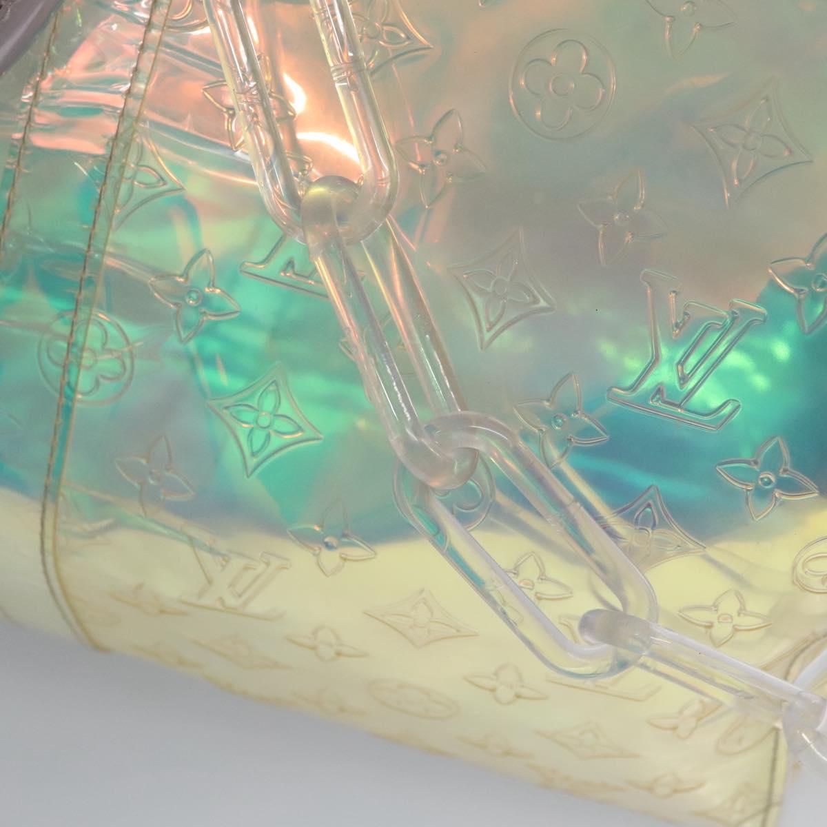 LOUIS VUITTON Monogram Prism Keepall Bandouliere 50 Bag M53271 LV Auth JB033A