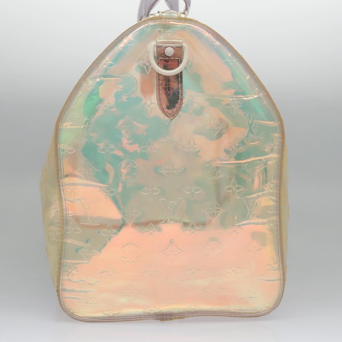 LOUIS VUITTON Monogram Prism Keepall Bandouliere 50 Bag M53271 LV Auth JB033A