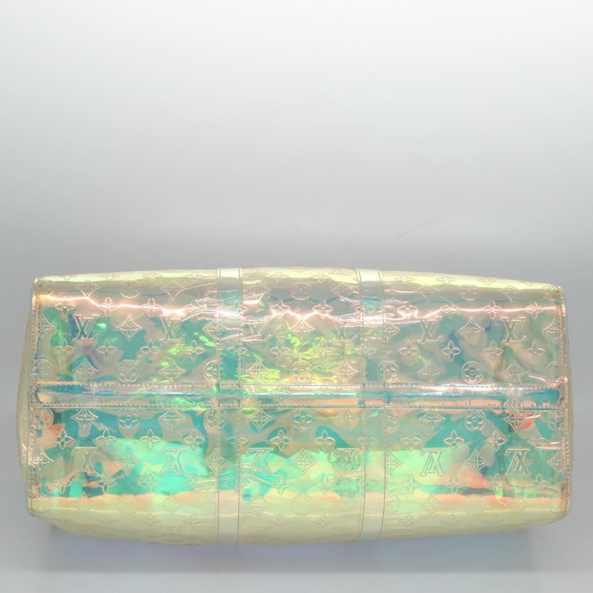 LOUIS VUITTON Monogram Prism Keepall Bandouliere 50 Bag M53271 LV Auth JB033A