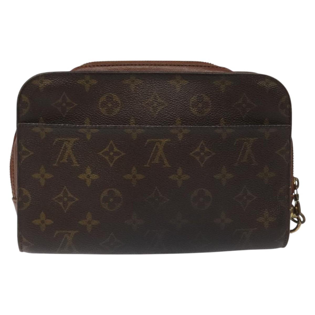 LOUIS VUITTON Monogram Orsay Clutch Bag M51790 LV Auth JB045