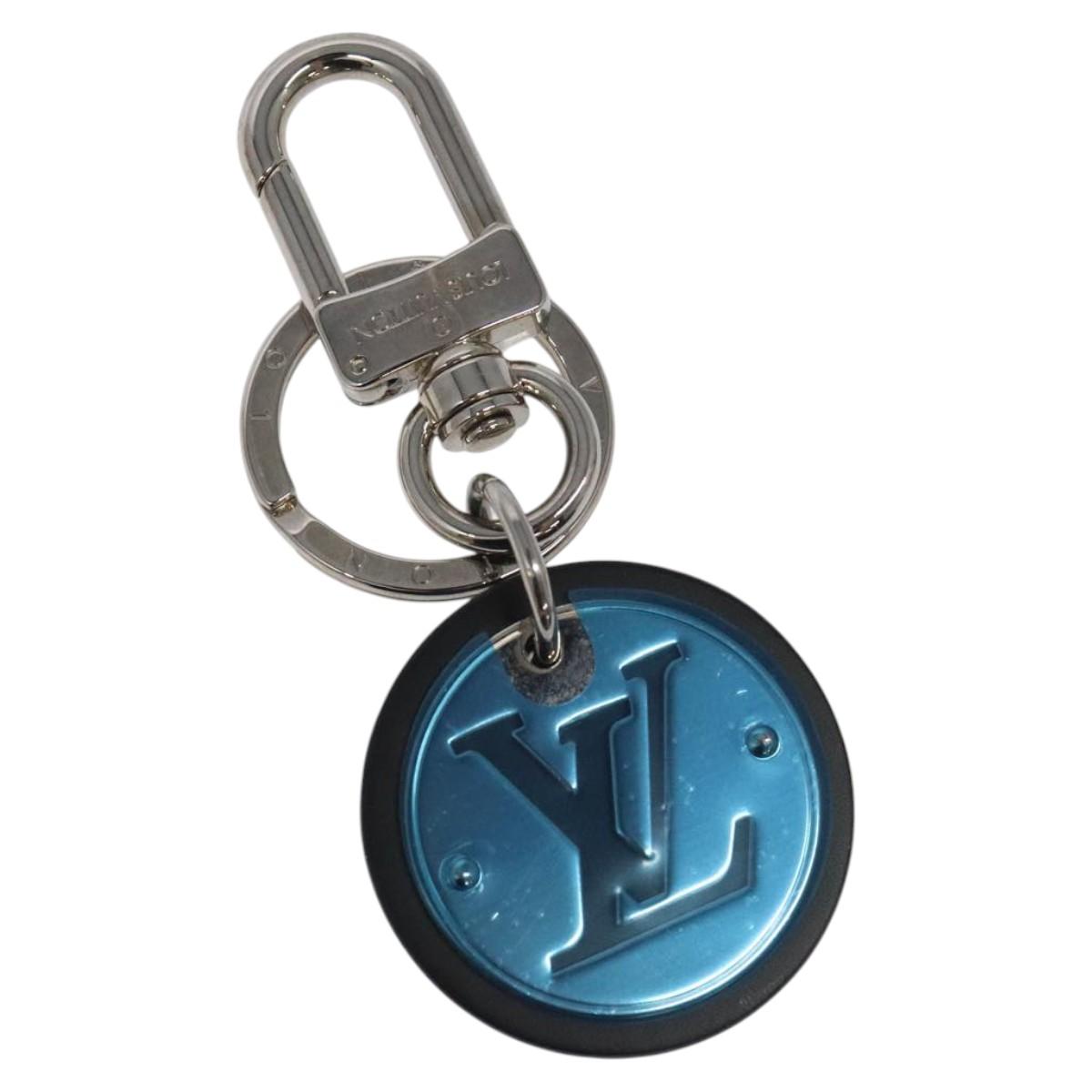 LOUIS VUITTON LV Circle Key Holder metal Silver M67362 LV Auth JB061