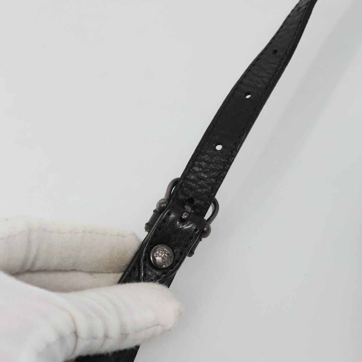 BURBERRY Nova Check Shoulder Bag Wool Navy Auth JB068